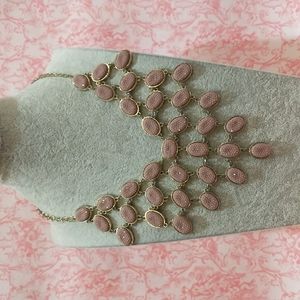 Mauve Bib Necklace